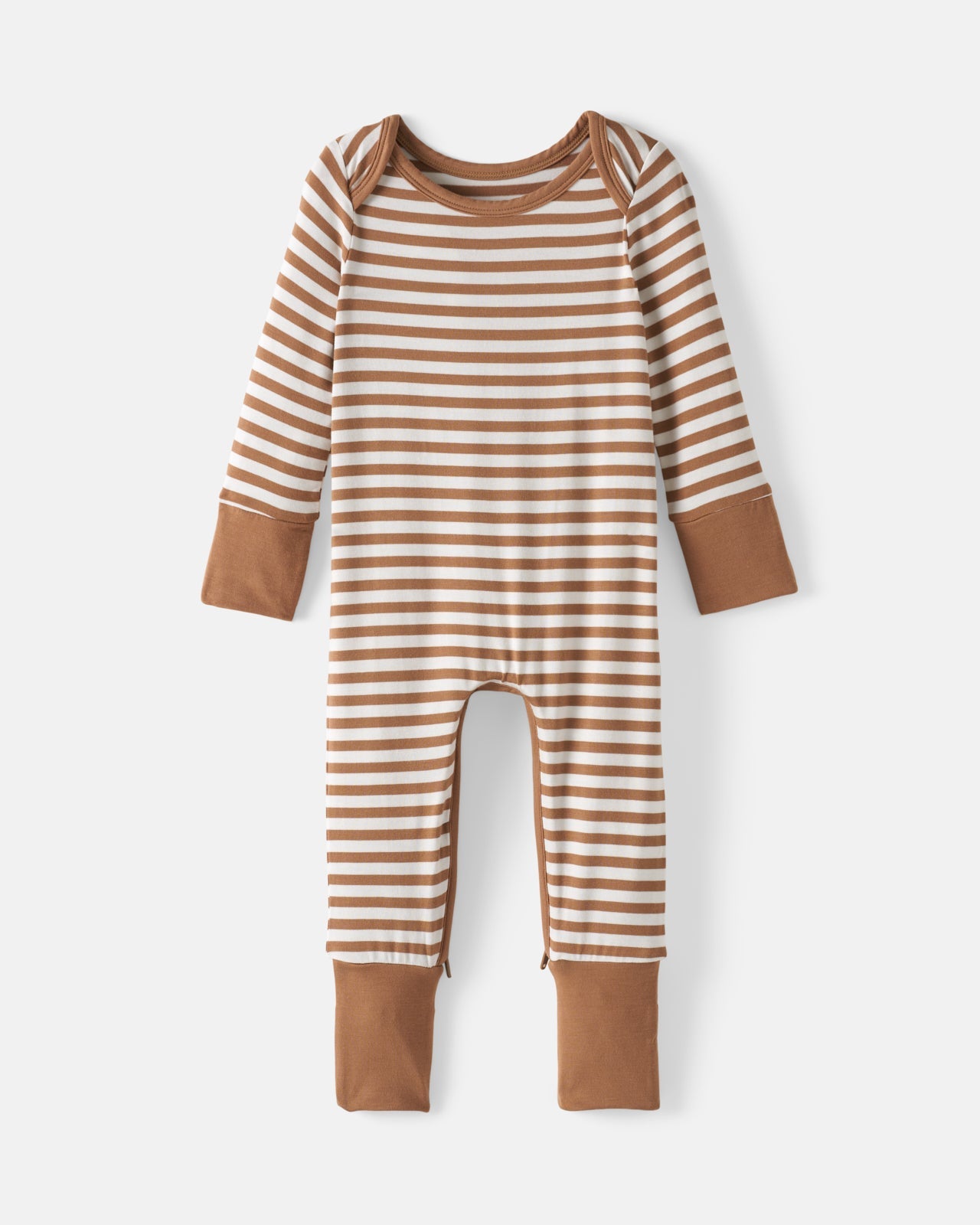 Chestnut Brown Stripe Crescent Zippy