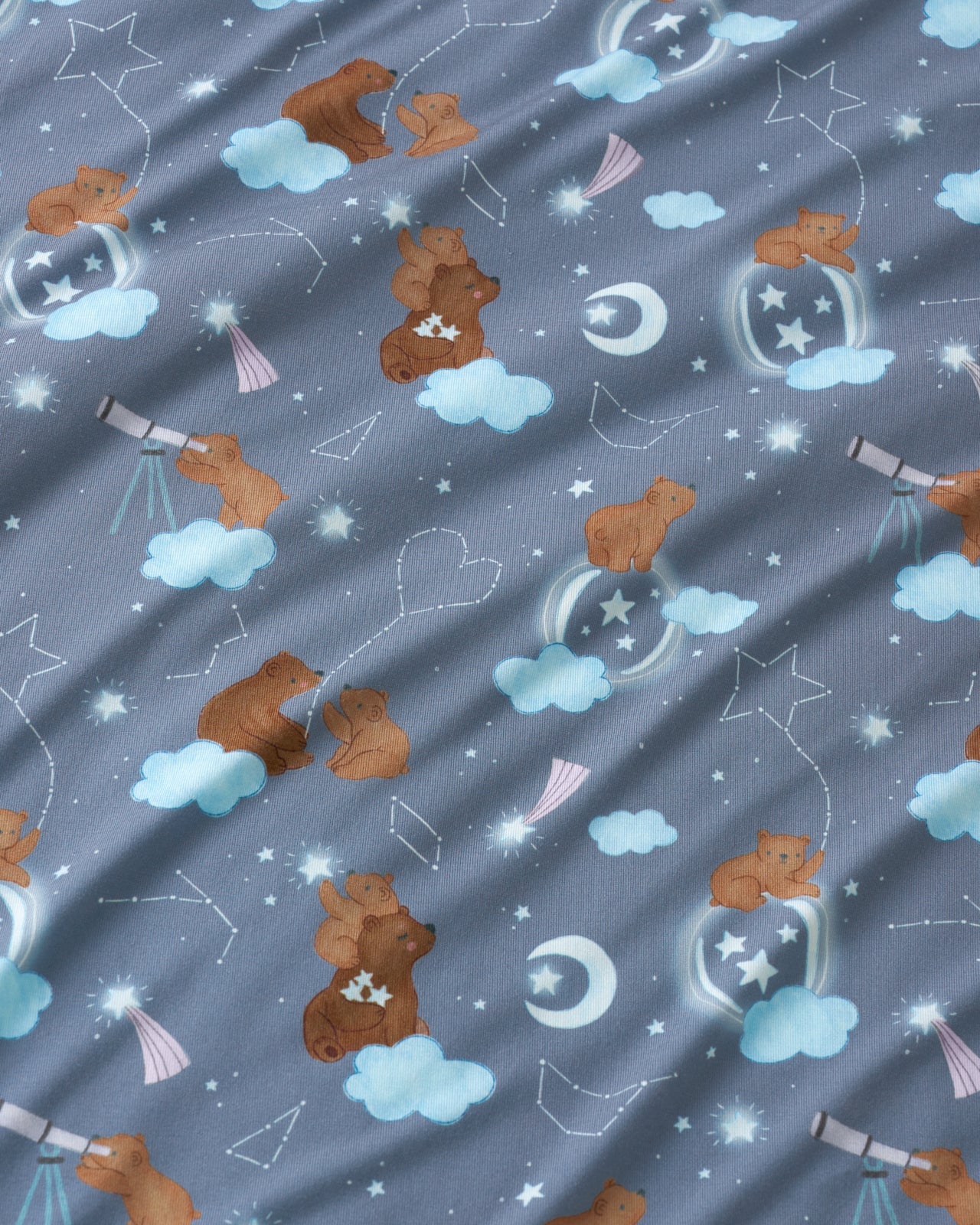 Constellation Cubs Fitted Crib Sheet