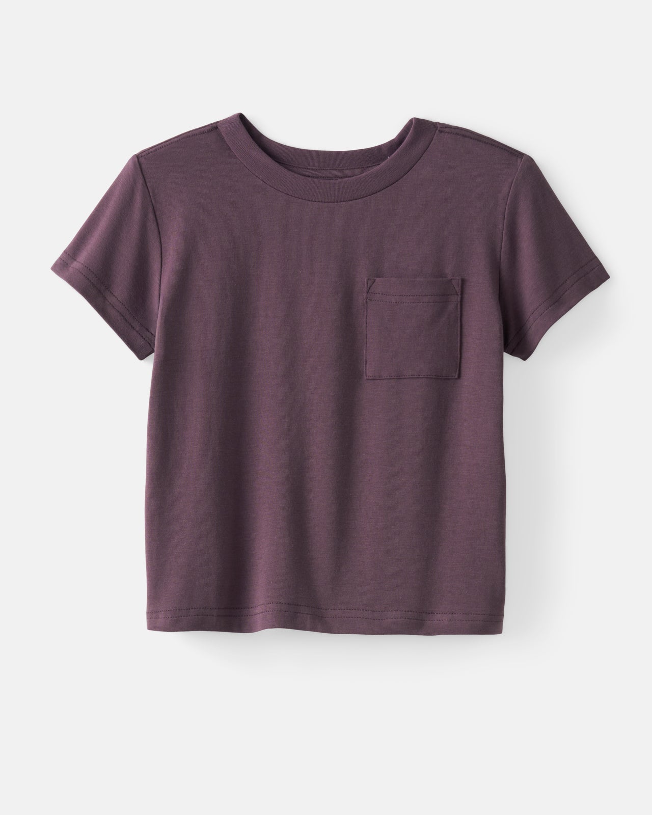 Vintage Plum Relaxed Pocket Tee