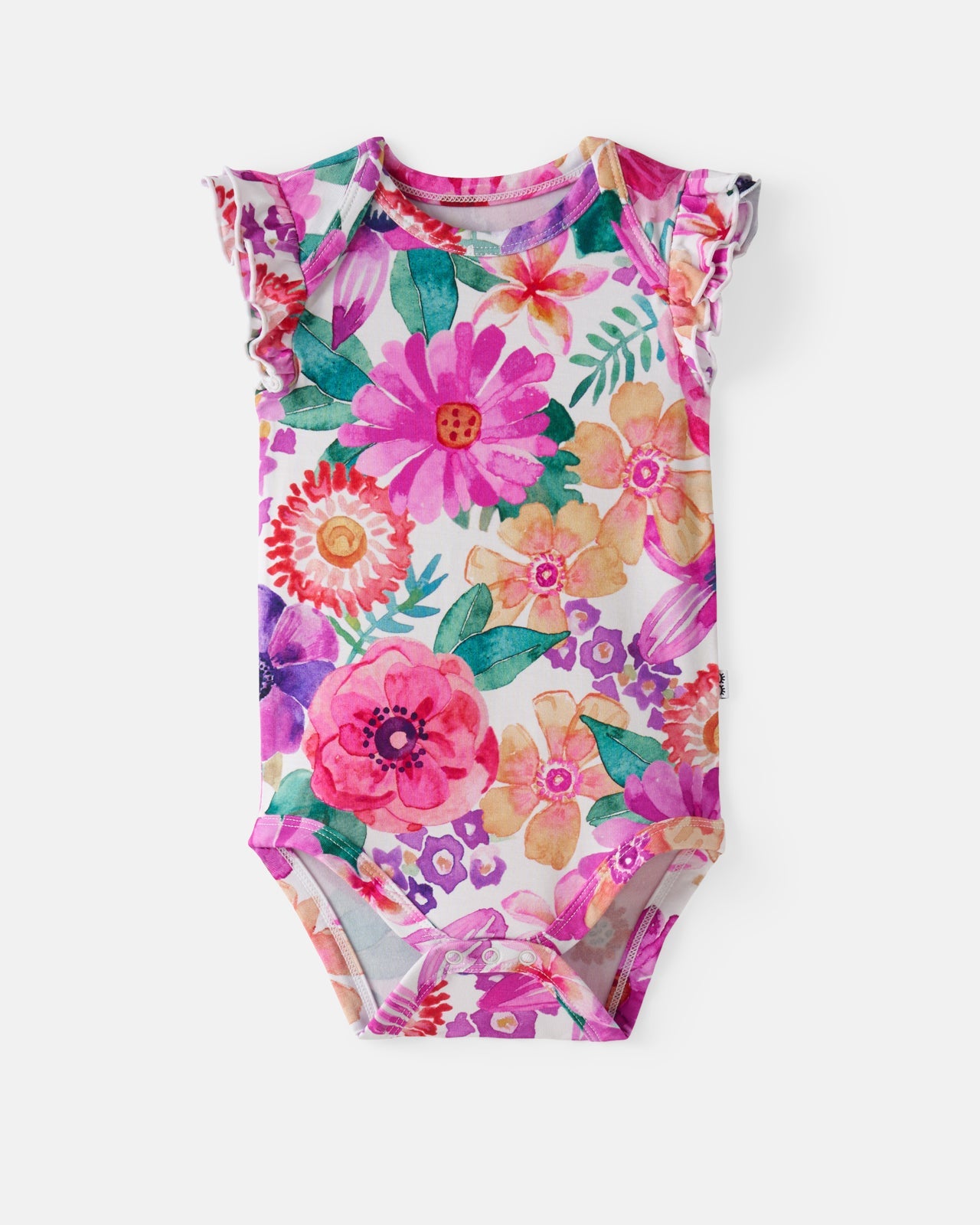 Hibiscus Blooms Flutter Bodysuit