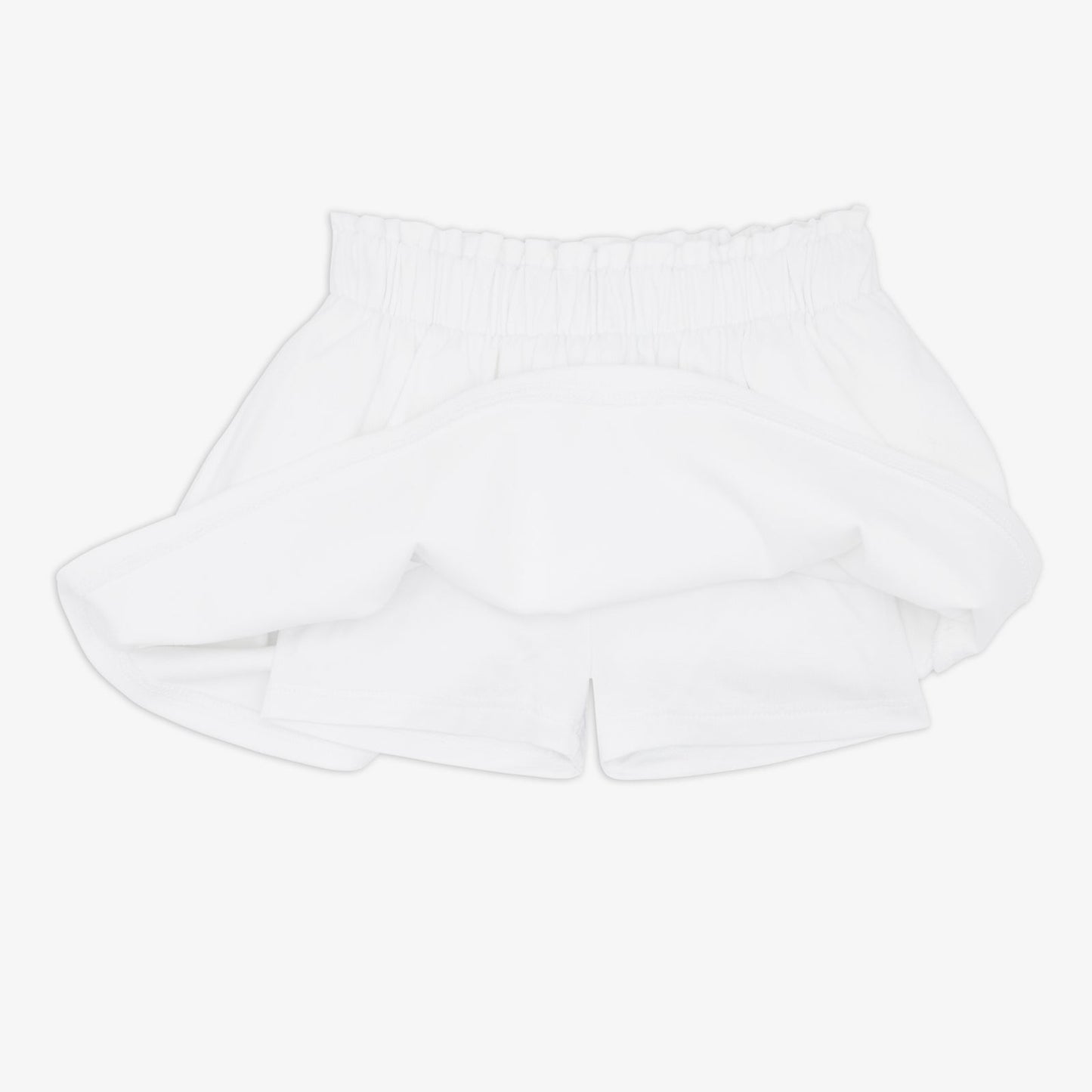 Bright White Denim Skort