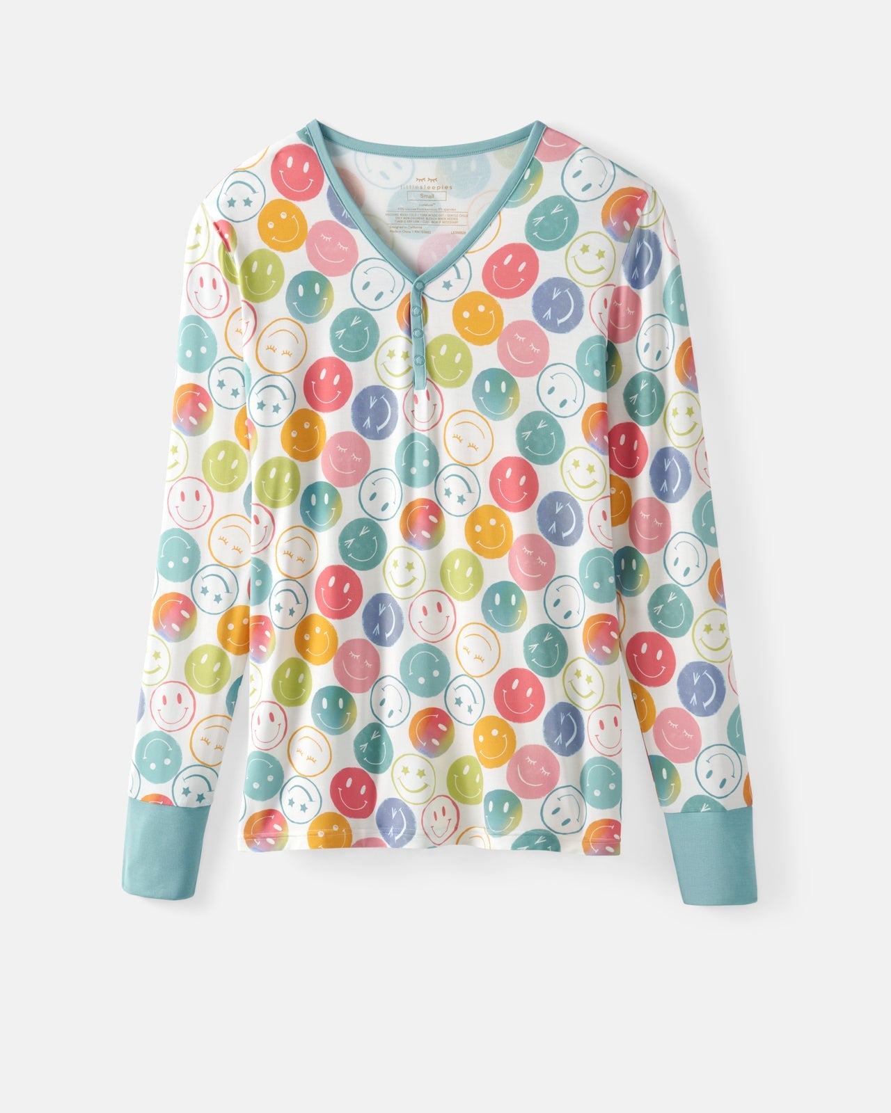 Positive Vibes Women's Long Sleeve Pajama Top