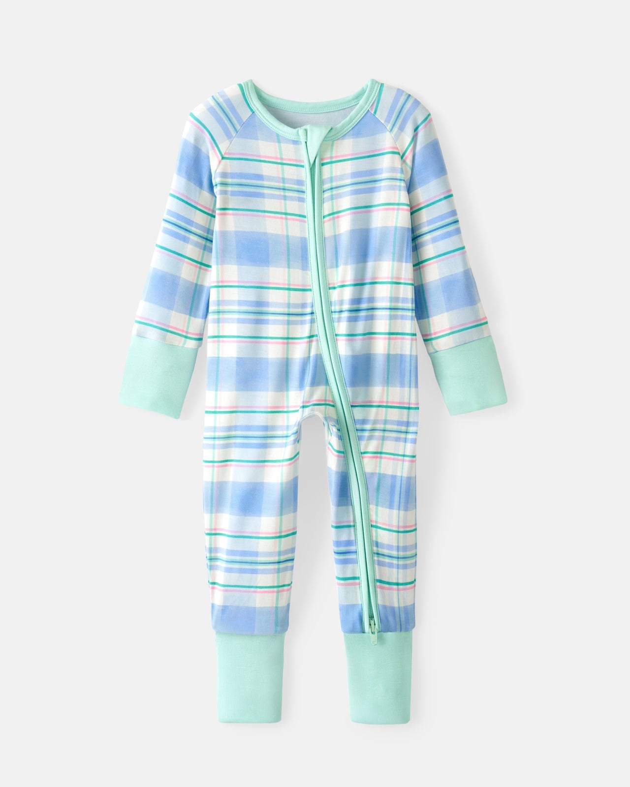 Springtime Plaid Zippy