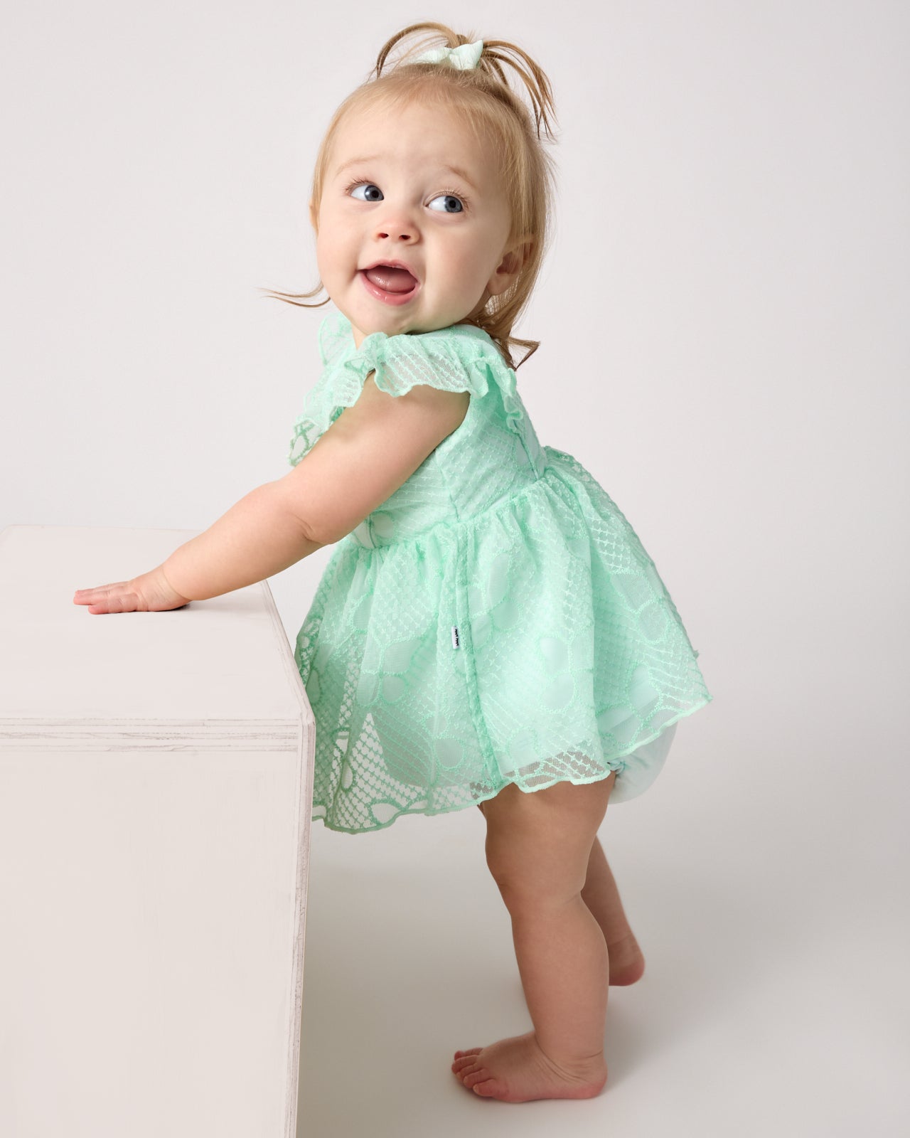 Butterfly Brook Smocked Flutter Dress with Bloomer