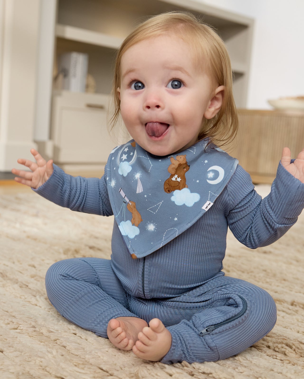 Constellation Cubs Bandana Bib