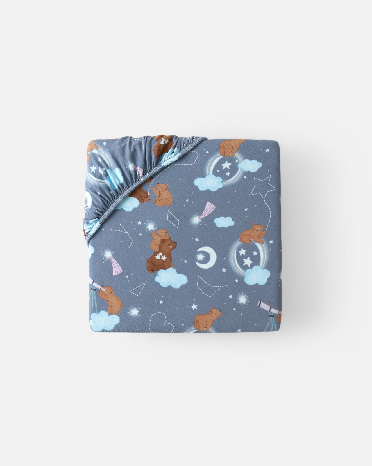 Constellation Cubs Fitted Crib Sheet