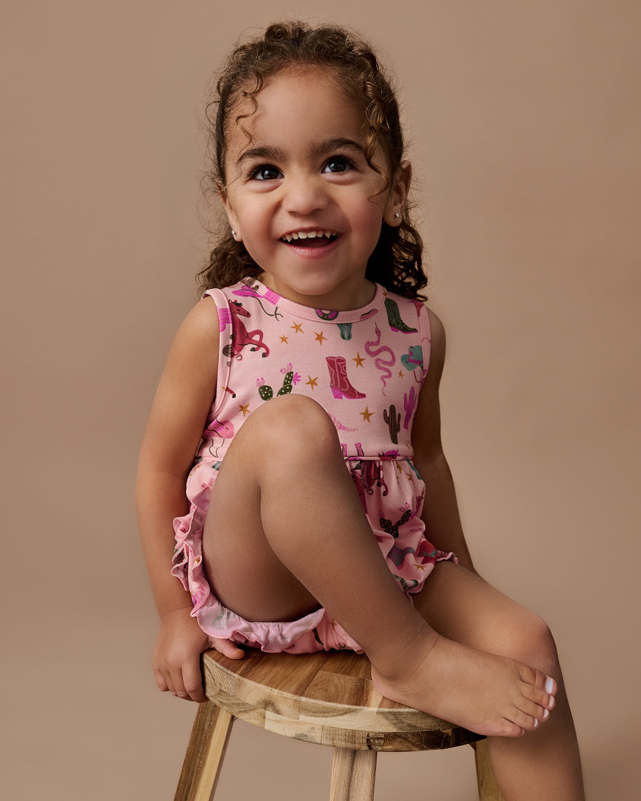 Pink Rancher Roundup Bubble Romper