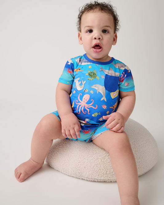 Underwater Discovery Pocket Shorty Romper