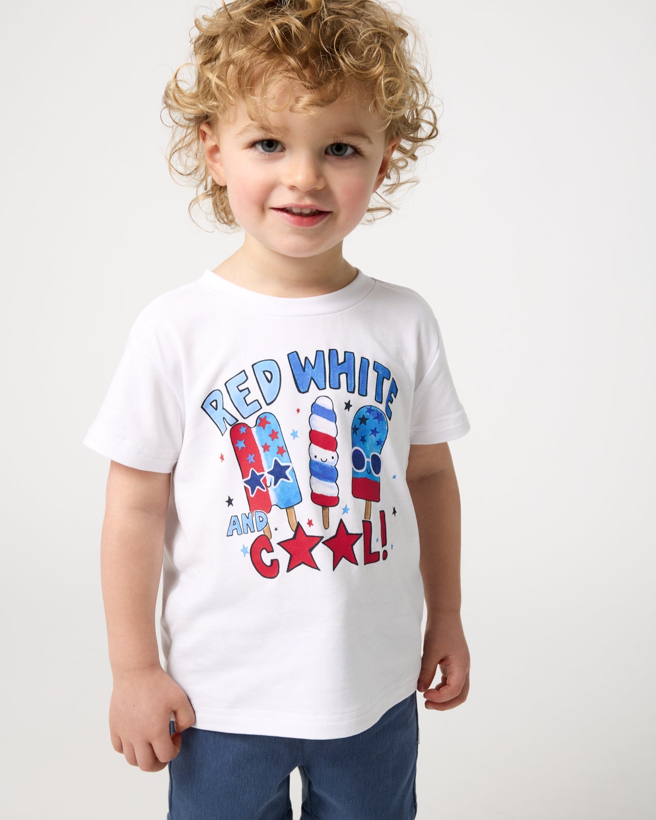 Red White & Cool Relaxed Tee