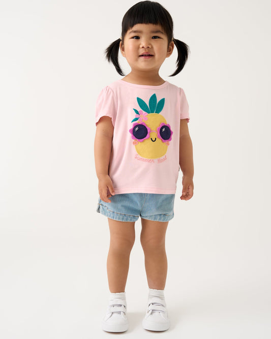 Summer Mood Puff Sleeve Tee