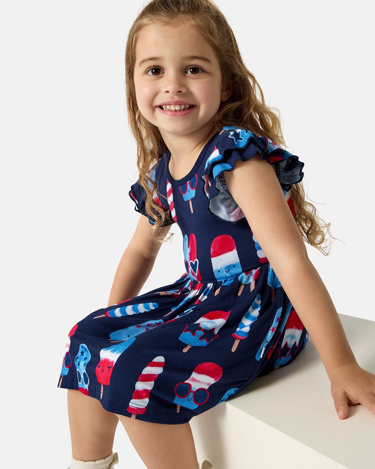 Sparkle Treats Flutter Skater Dress