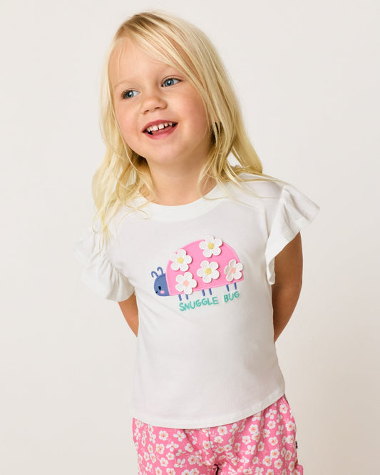 Snuggle Bug Flutter Tee