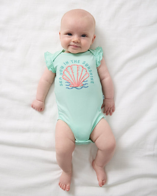 Sparkling Seas Flutter Bodysuit