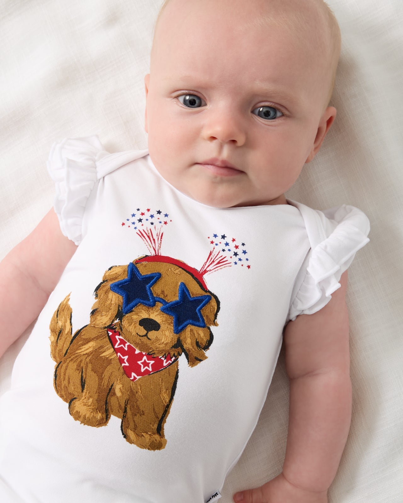 Star Spangled Pup Flutter Bodysuit