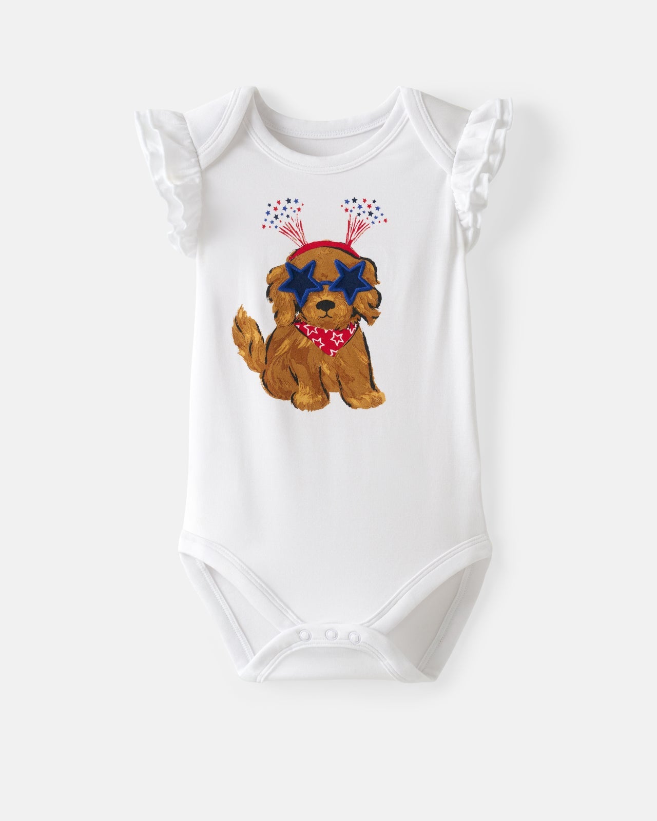Star Spangled Pup Flutter Bodysuit