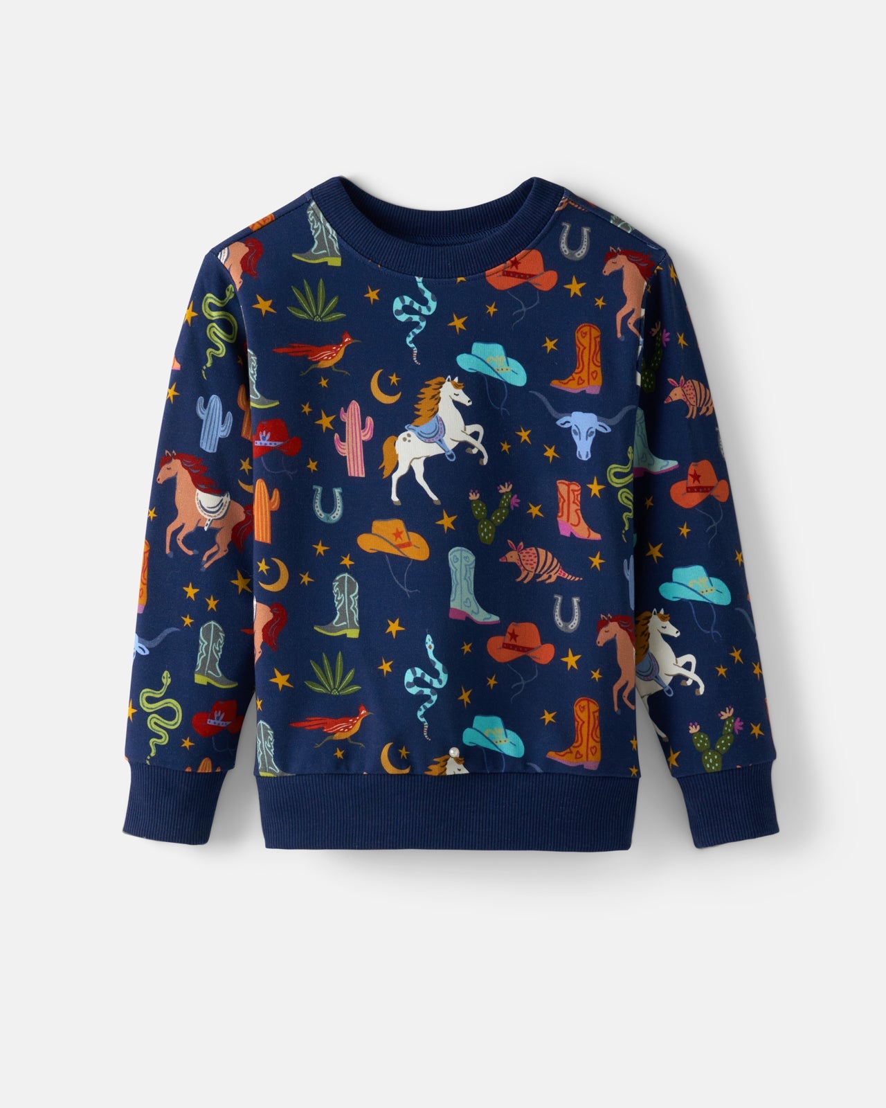 Blue Rancher Roundup Crewneck Sweatshirt