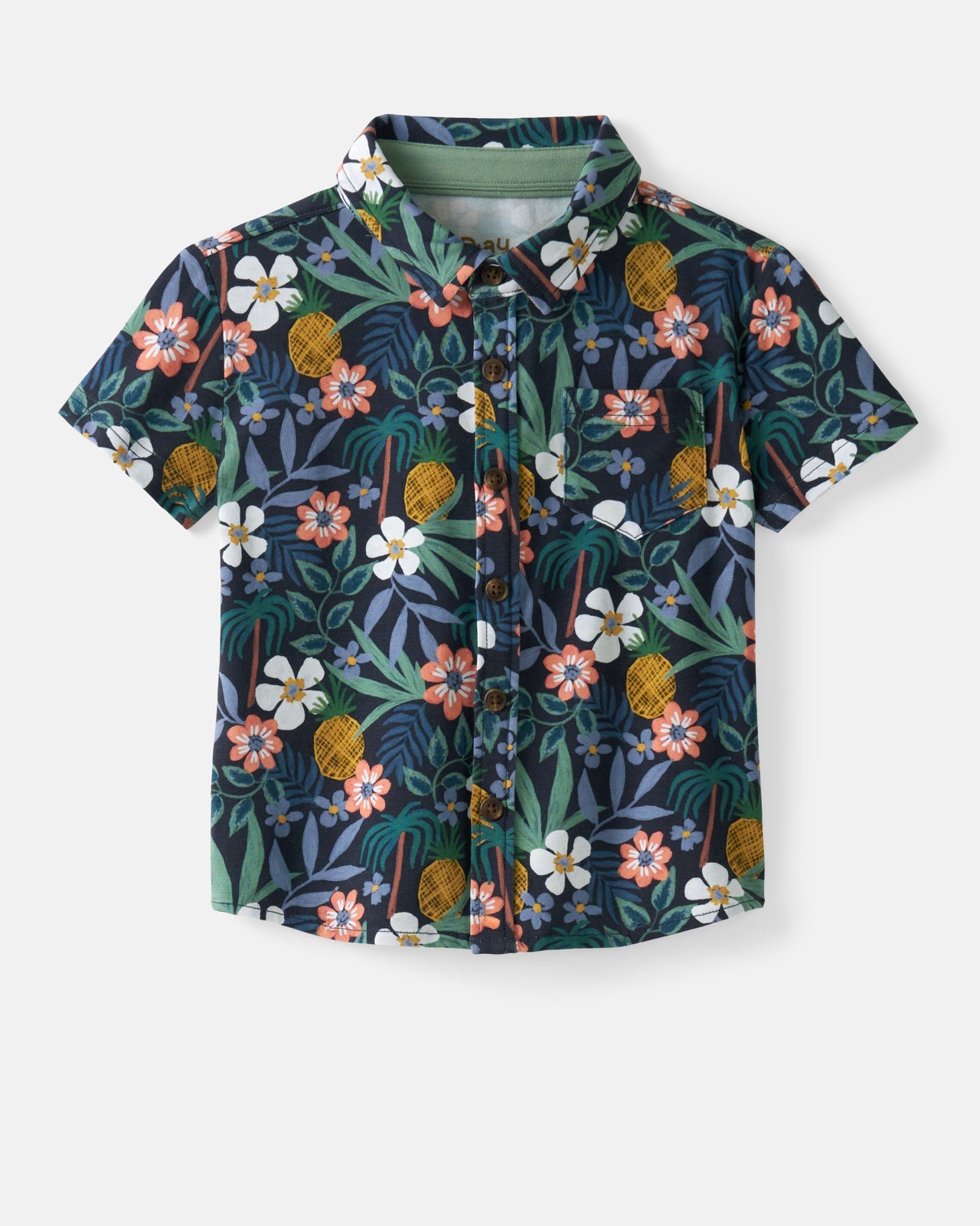 Tropical Garden Button Down Polo