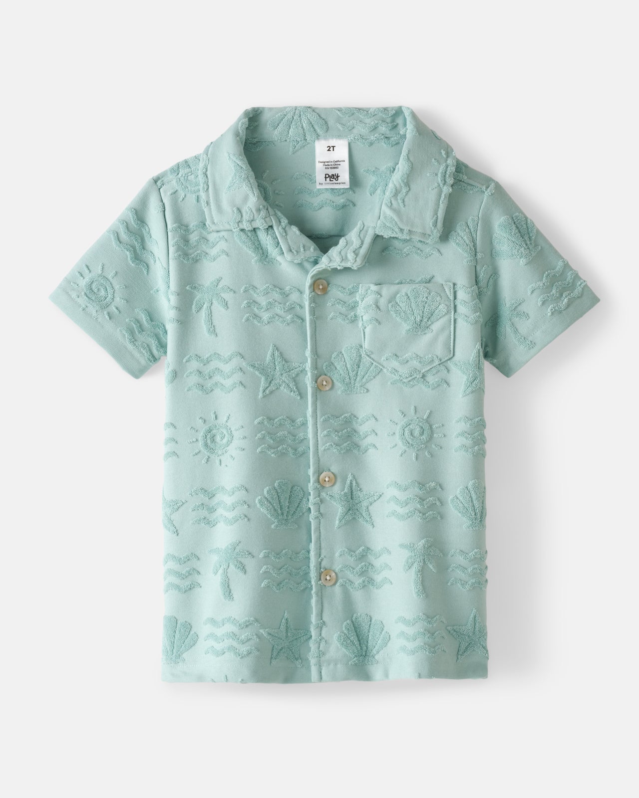 Coastal Rays Button Down Polo