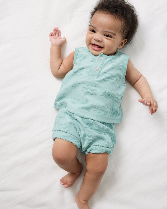Coastal Rays Henley Tank Set
