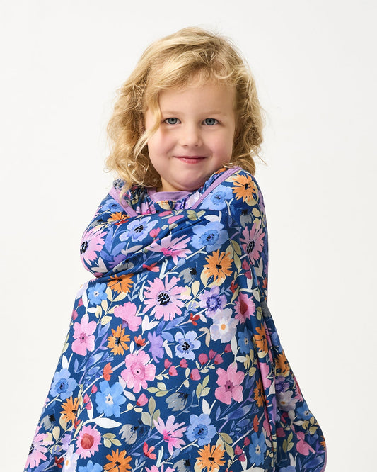 Dusk Blooms Large Cloud Blanket®