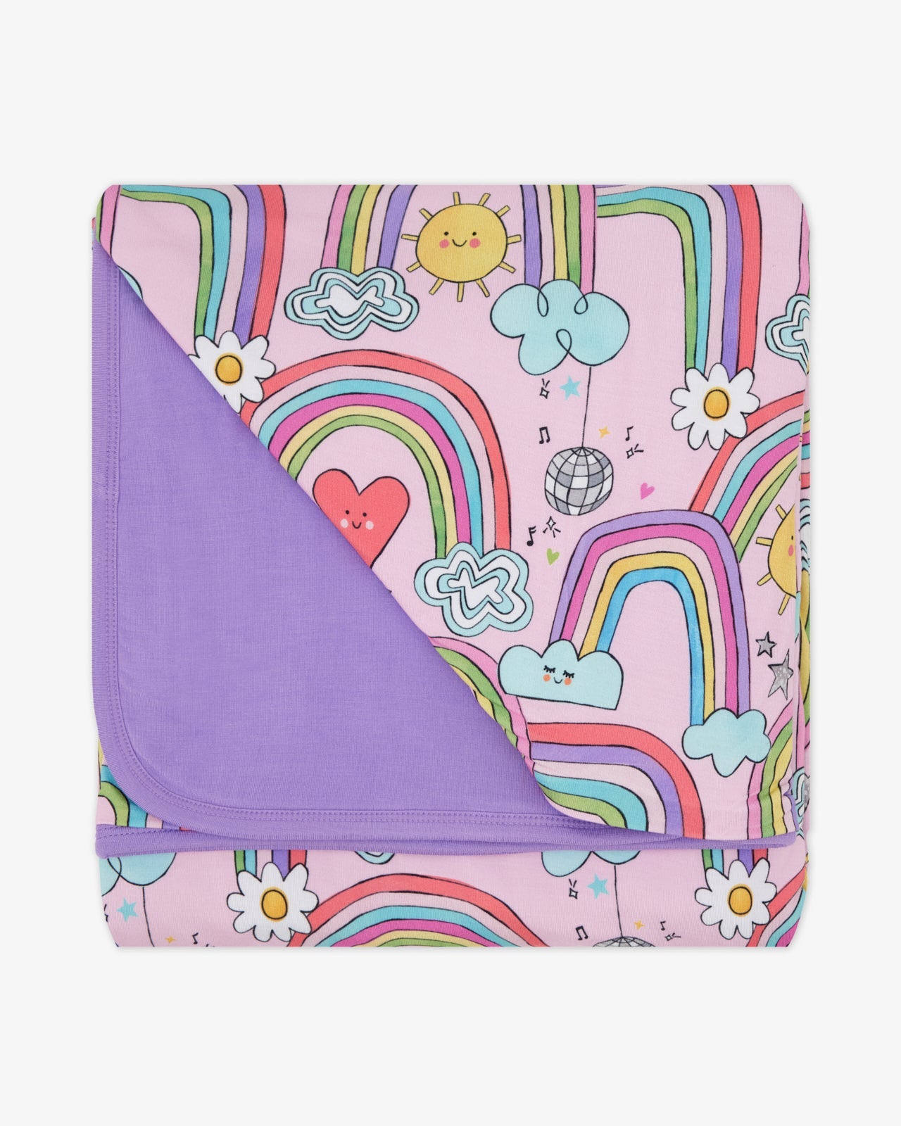 Disco Rainbows Large Cloud Blanket®