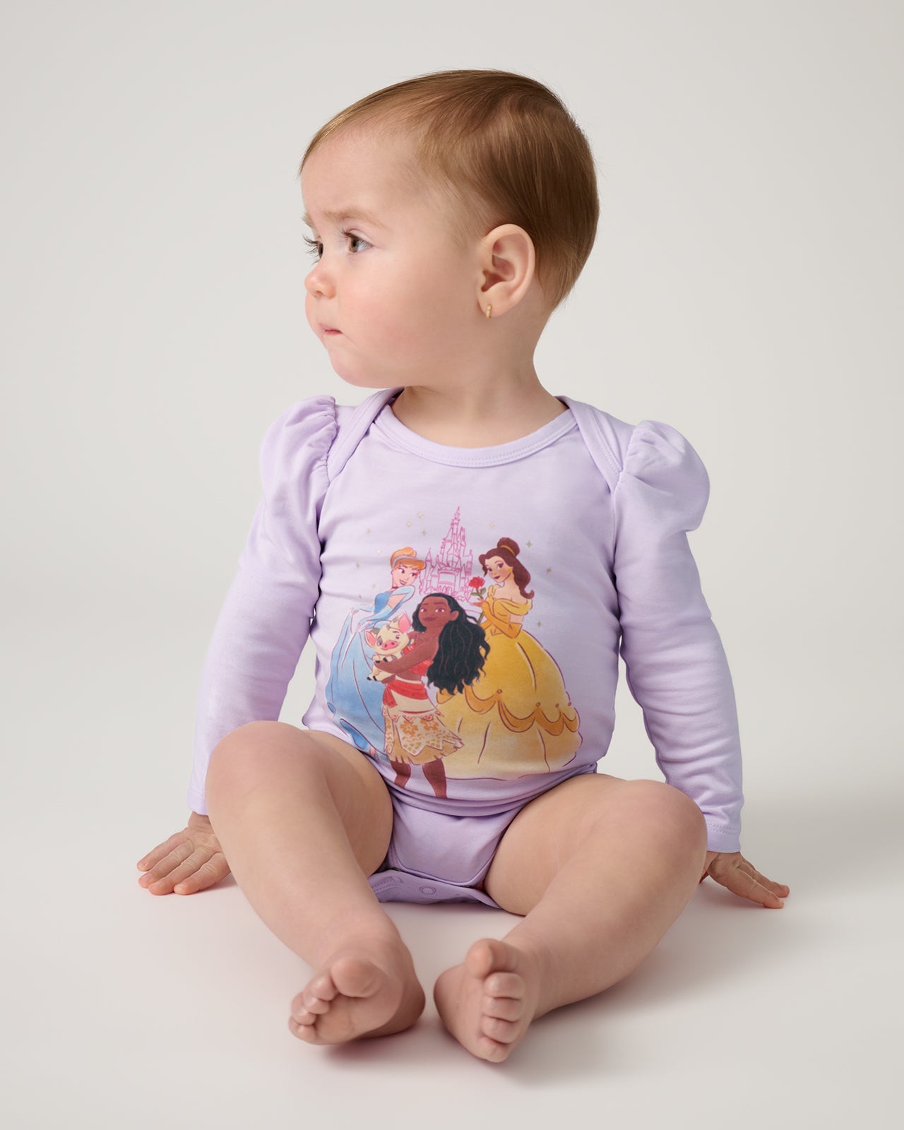 Disney Castle Daydream Puff Sleeve Bodysuit