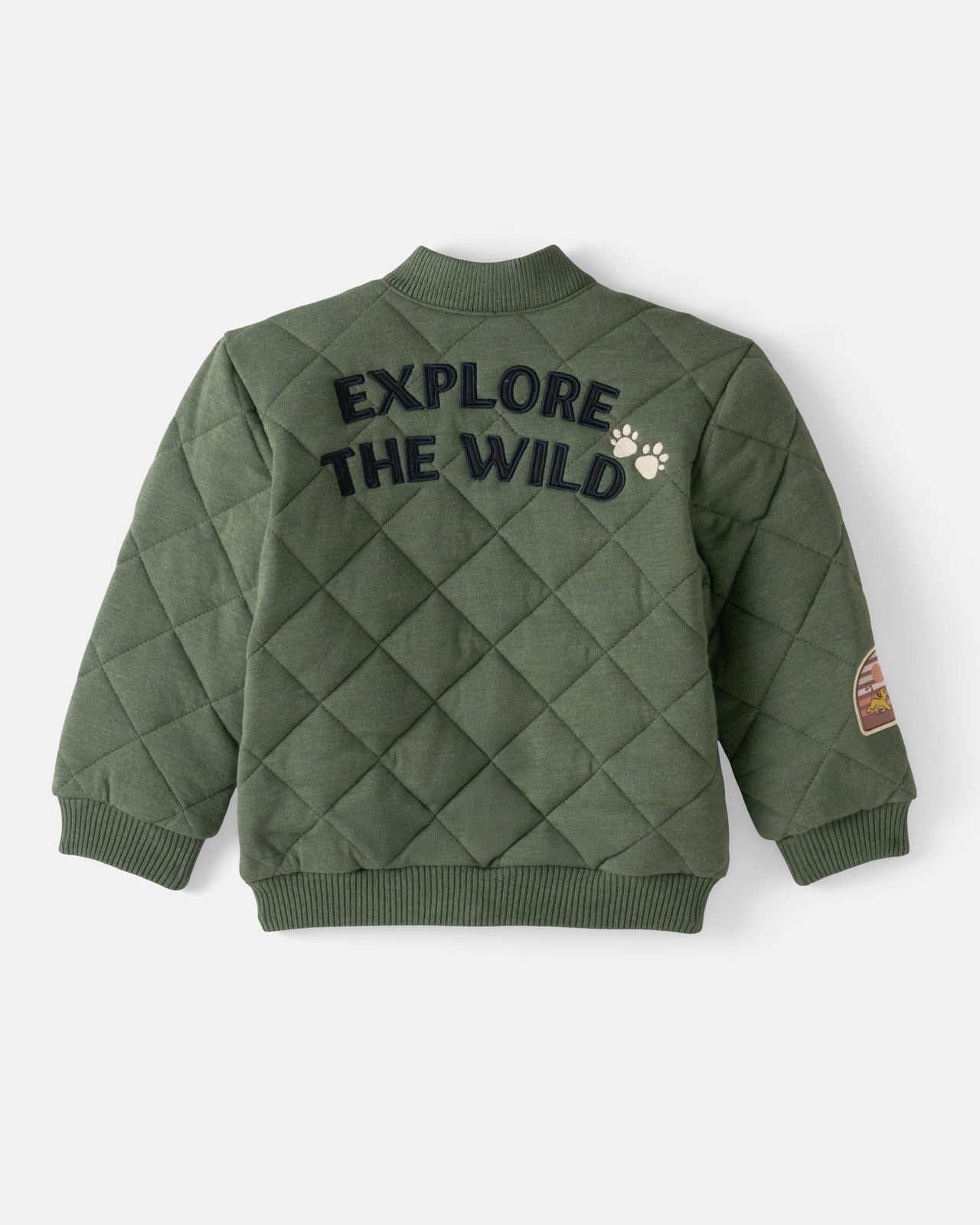 Disney Explore The Wild Quilted Varsity Jacket