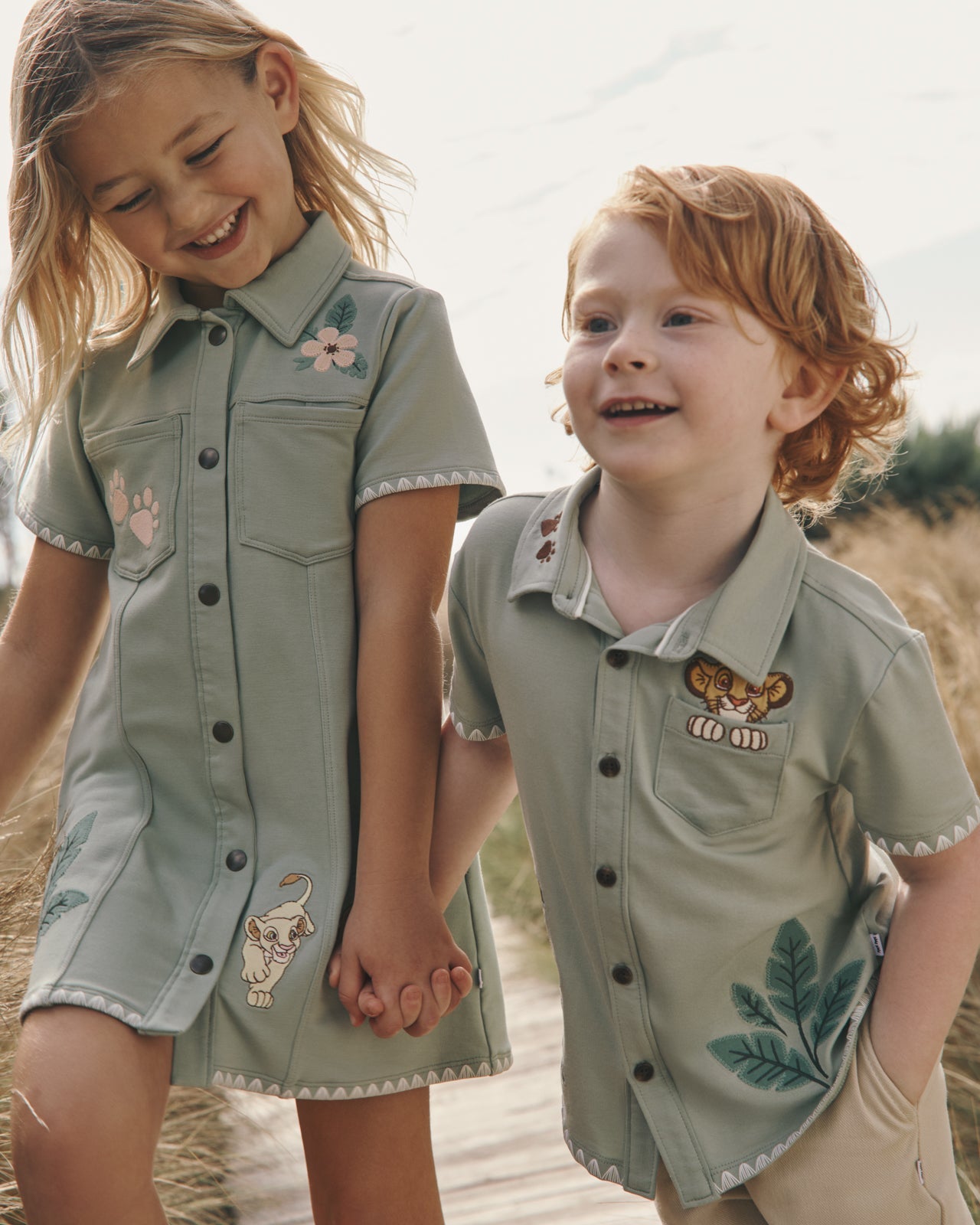 Disney Jungle Trio Button Down Shirt