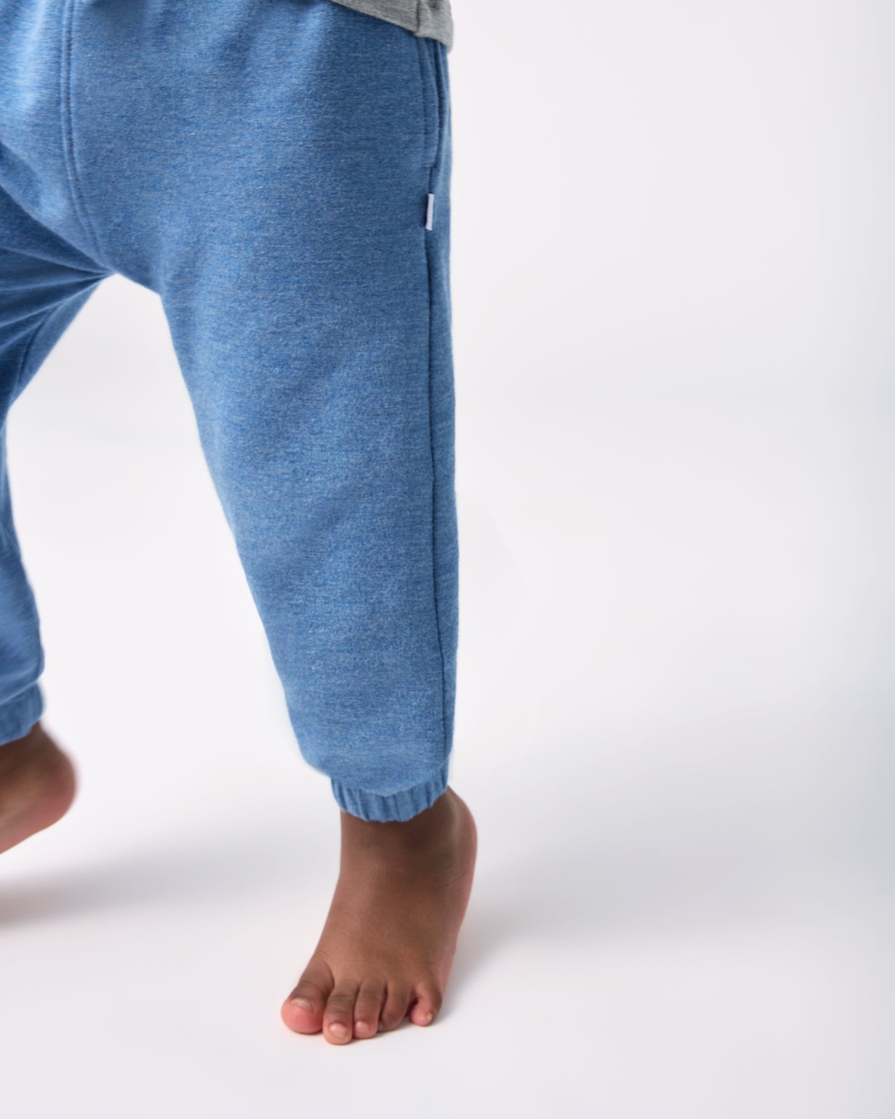 Heather Blue Relaxed Jogger