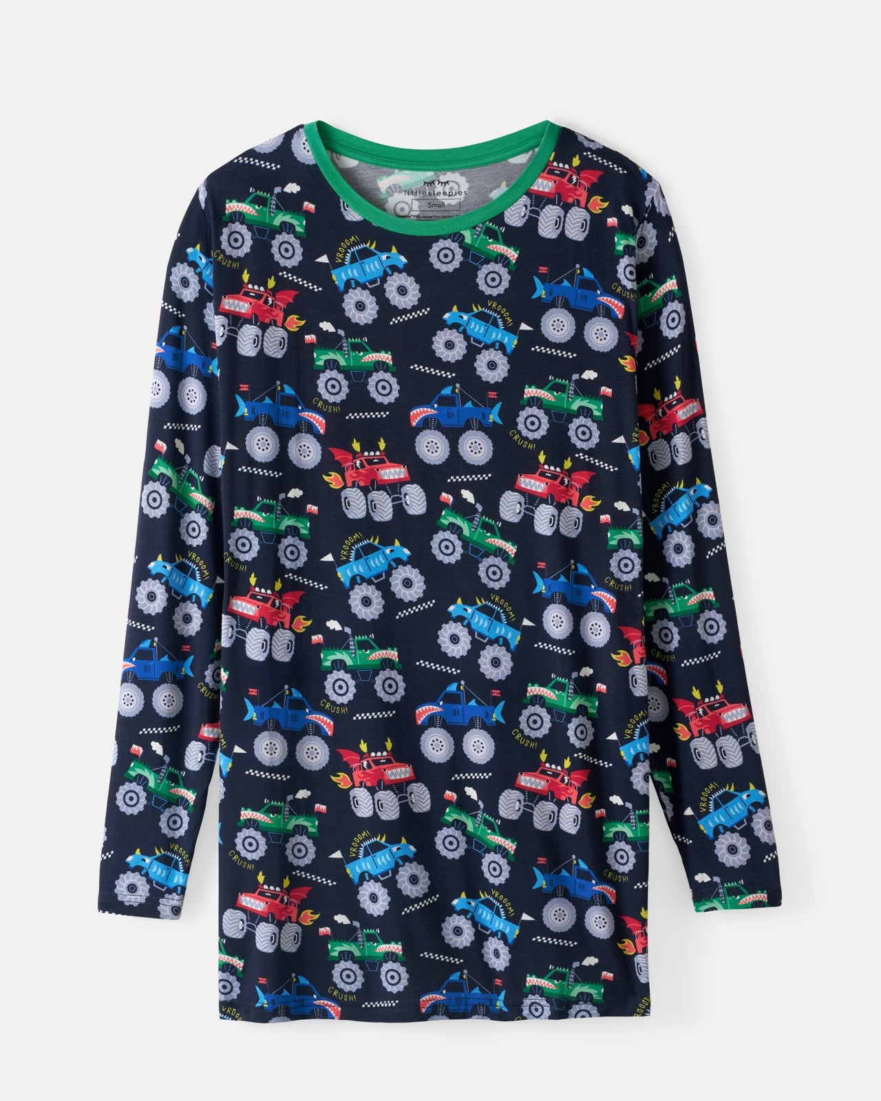 Monster Truck Madness Men's Long Sleeve Pajama Top