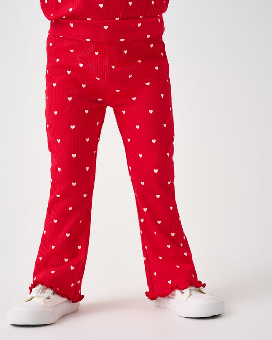 Little Love Ribbed Flare Pant