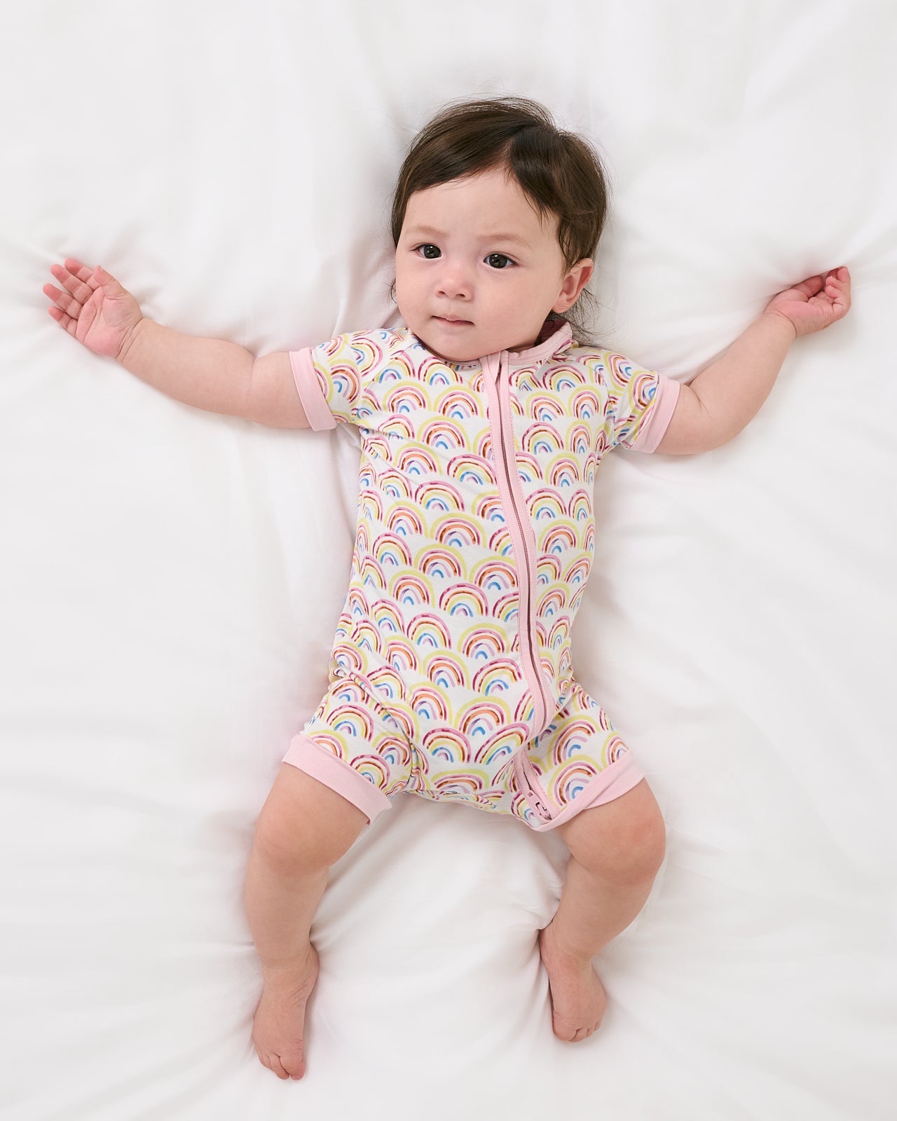 Pastel Rainbows Shorty Zippy