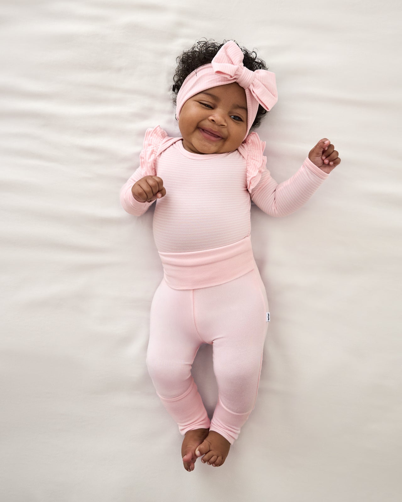 Prima Pink Fold Over Legging