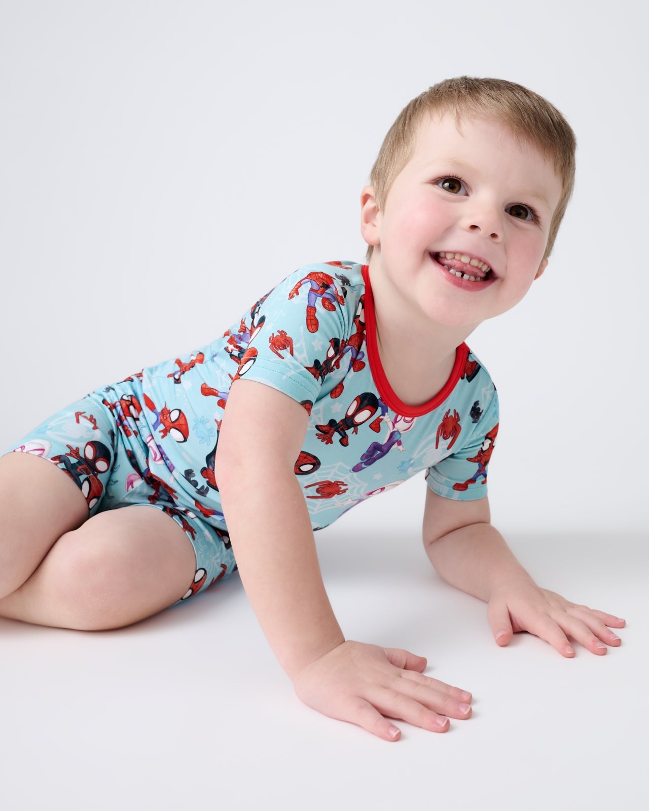 Spidey & His Amazing Friends Tiny Webs Two-Piece Short Sleeve & Shorts Pajama Set
