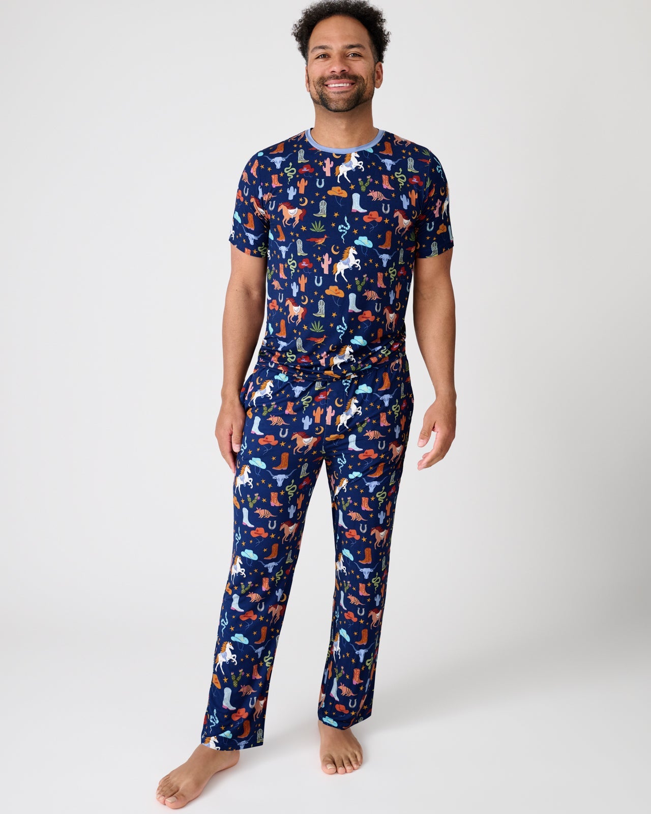 Blue Rancher Roundup Men's Pajama Pants