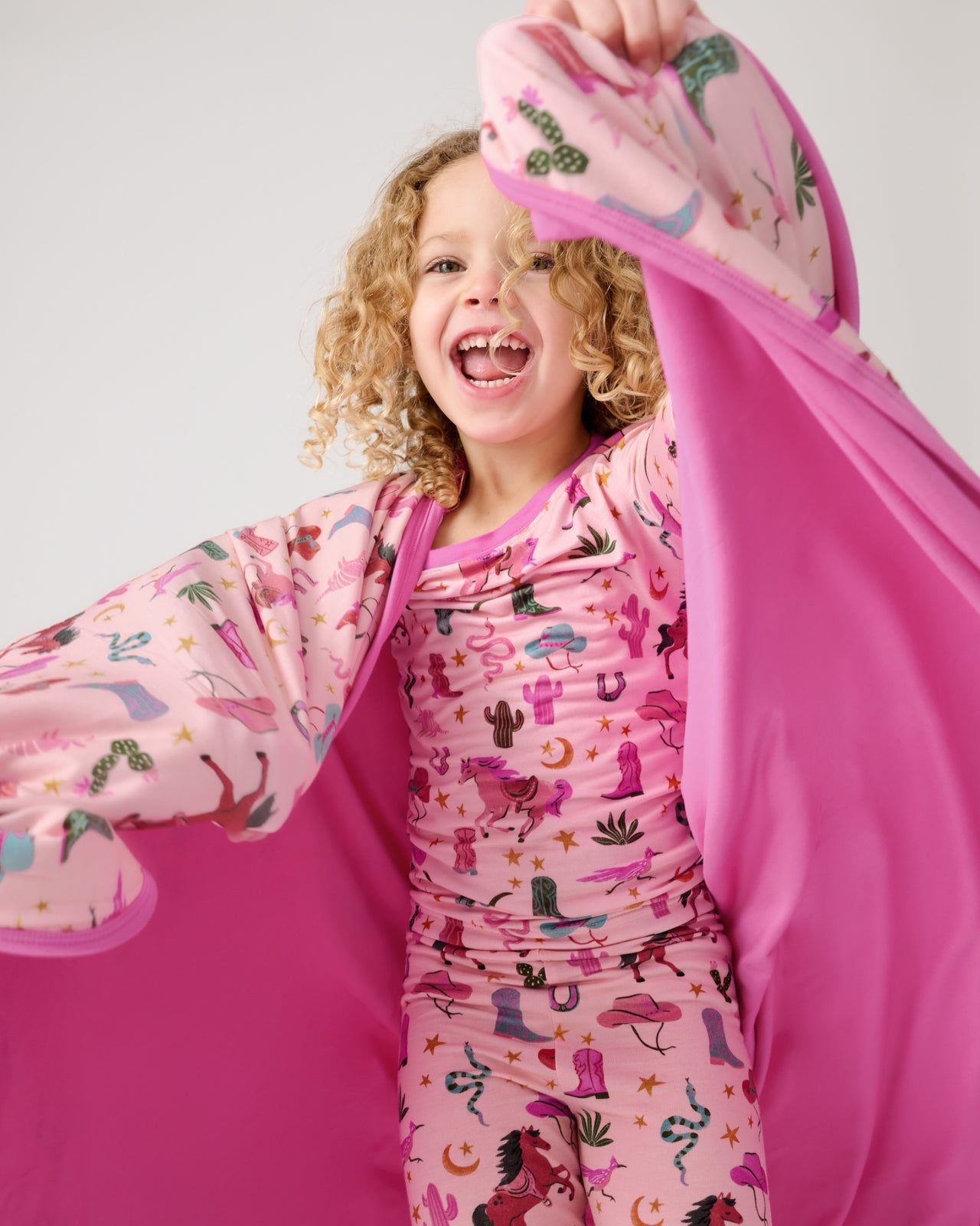 Pink Rancher Roundup Large Cloud Blanket®