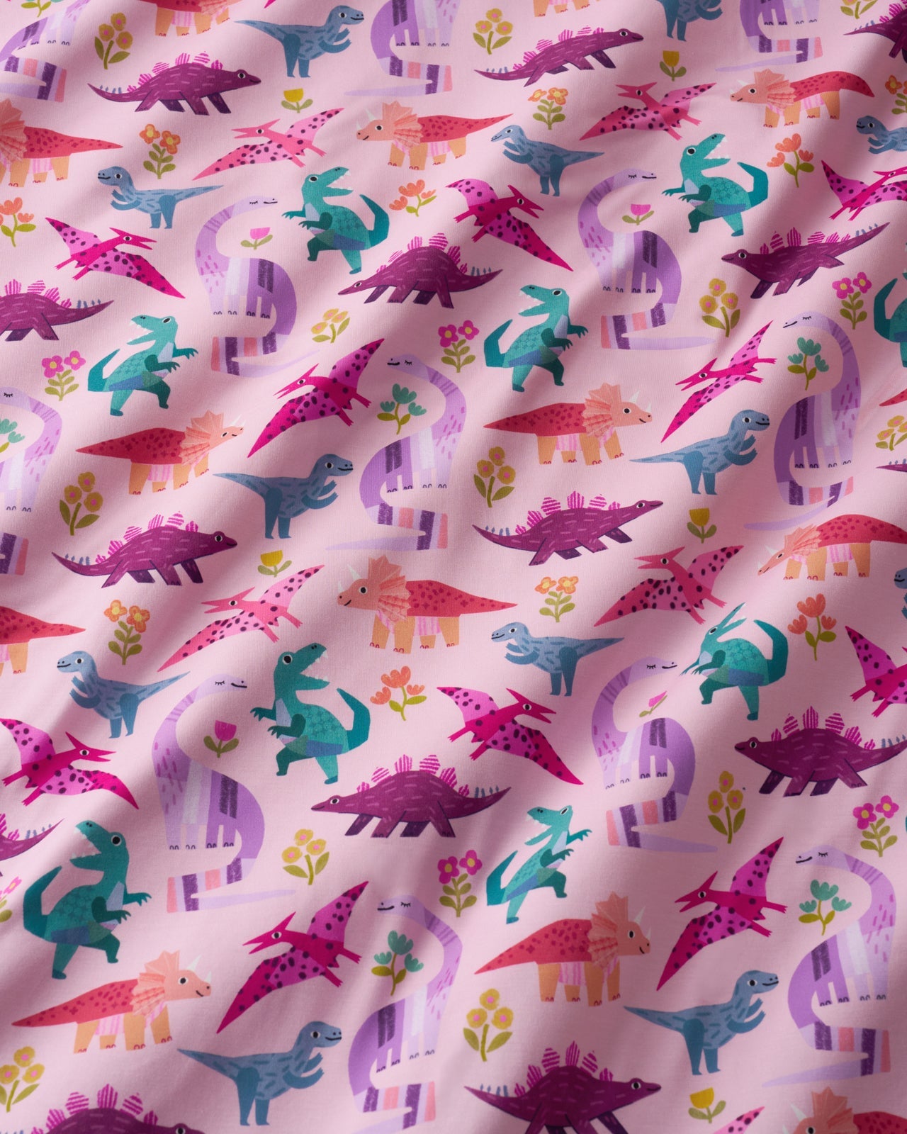 Roar & Explore Pink Swaddle & Luxe Bow Headband Set