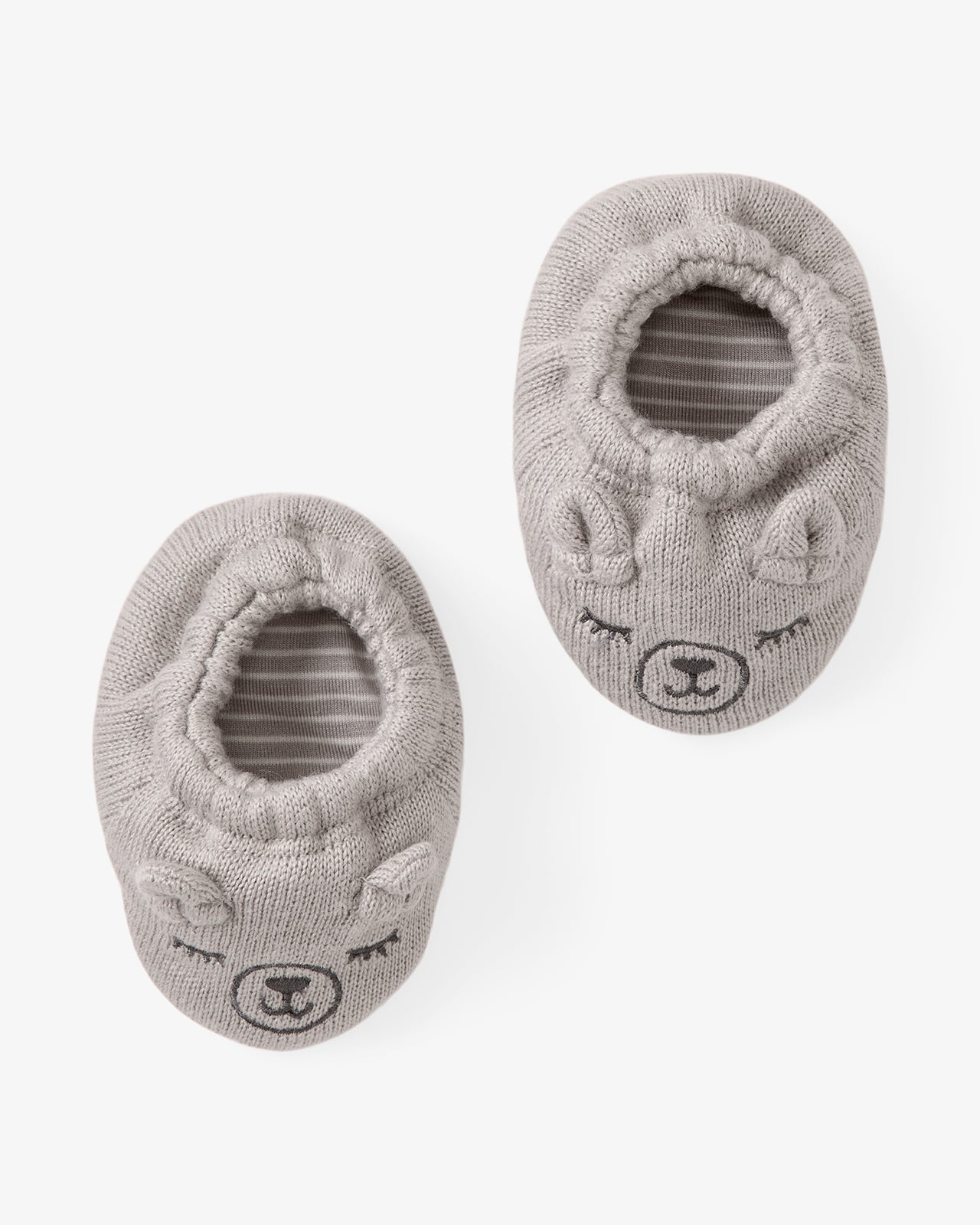 Dove Gray Bear Booties