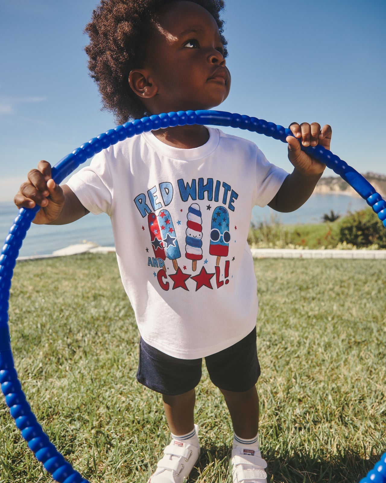 Red White & Cool Relaxed Tee