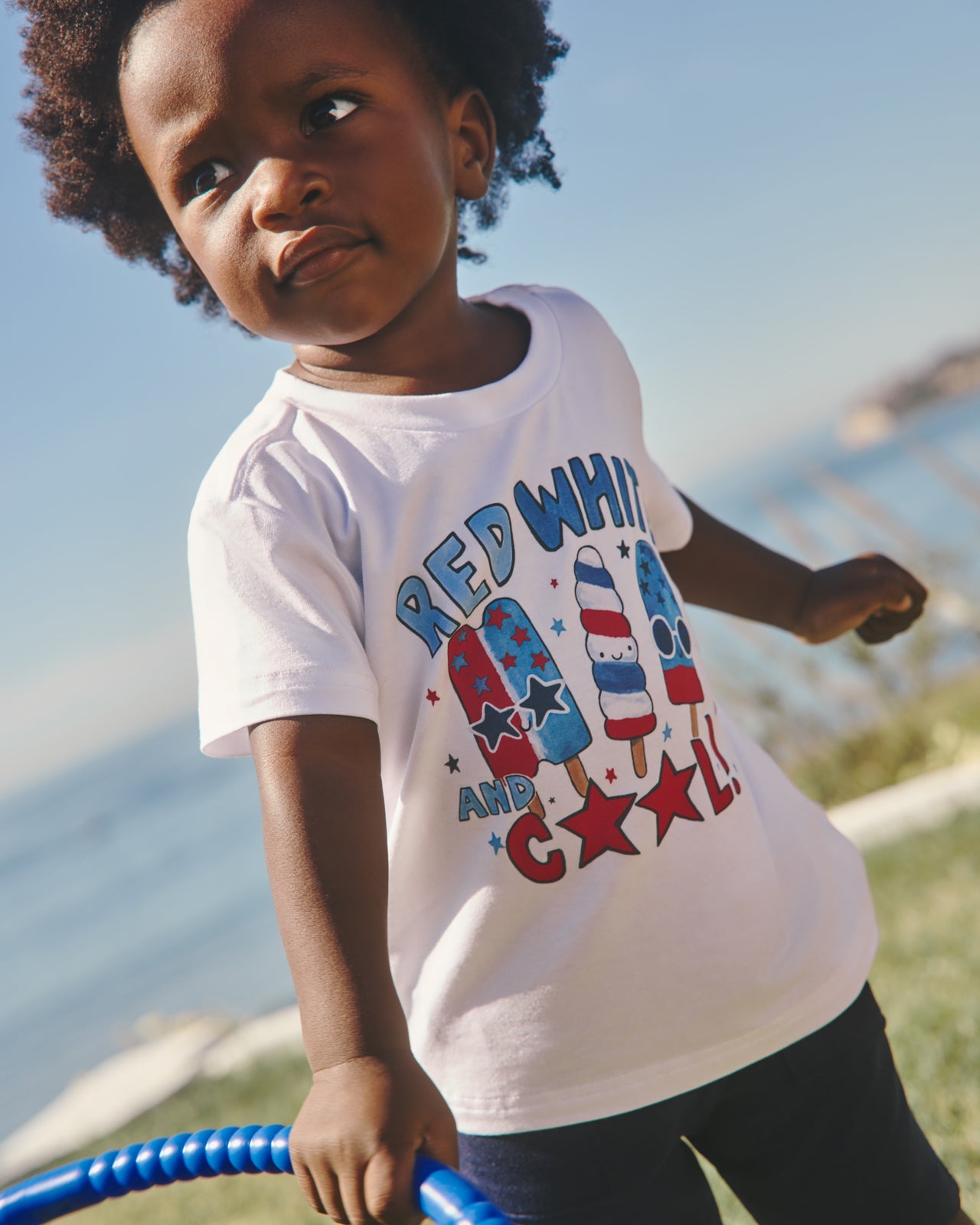 Red White & Cool Relaxed Tee
