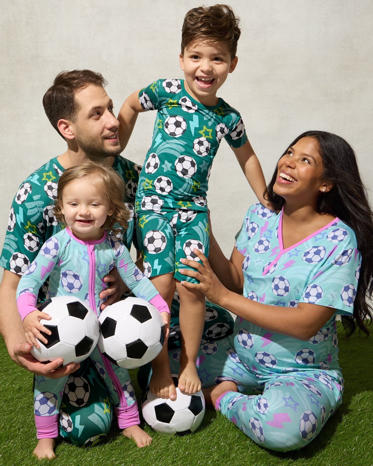 Soccer Stars Two-Piece Short Sleeve & Shorts Pajama Set
