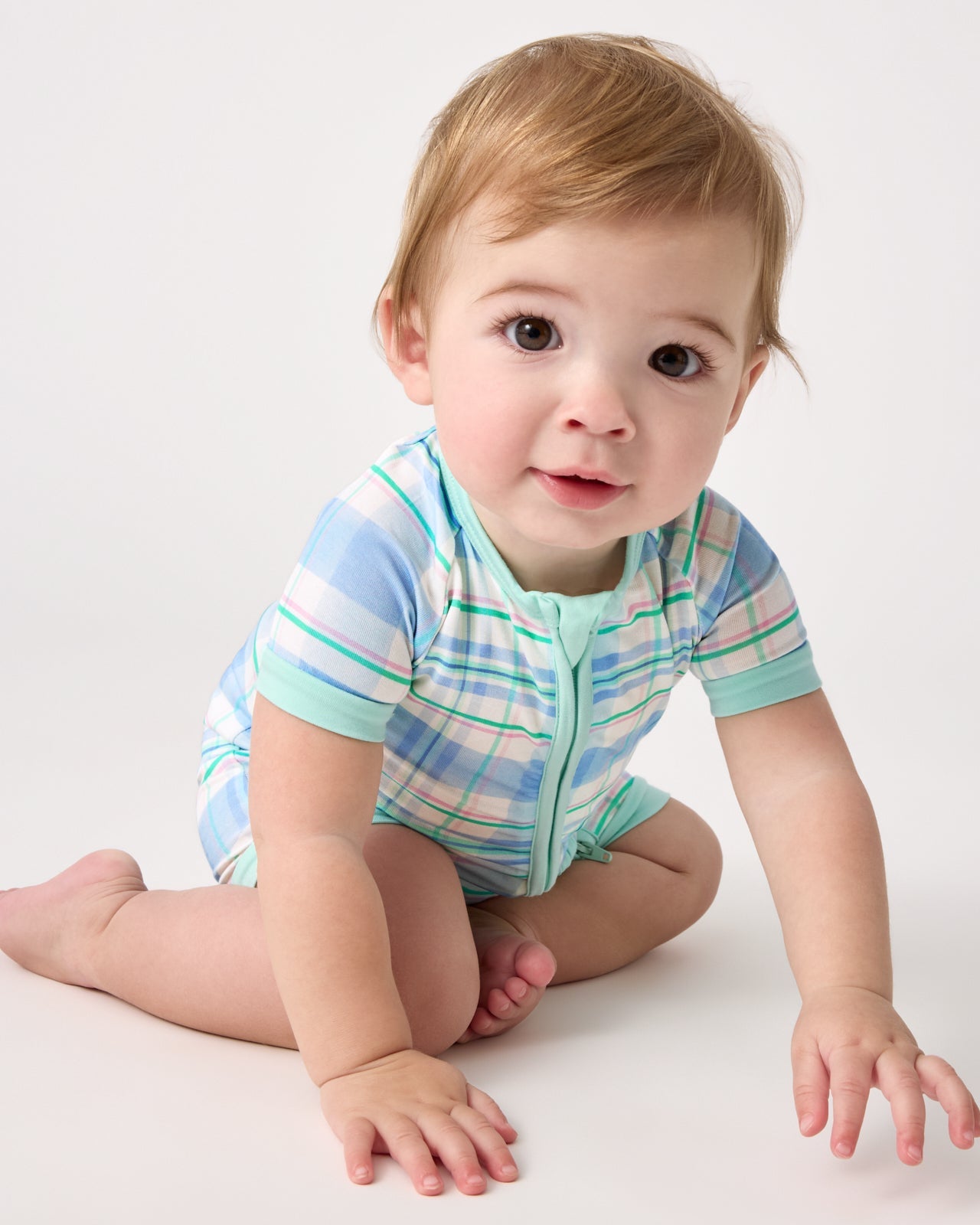 Springtime Plaid Shorty Zippy