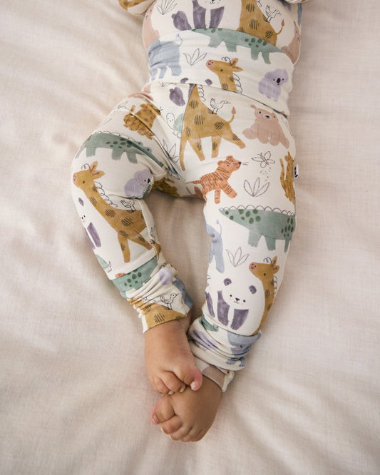 Sweet Safari Fold Over Legging