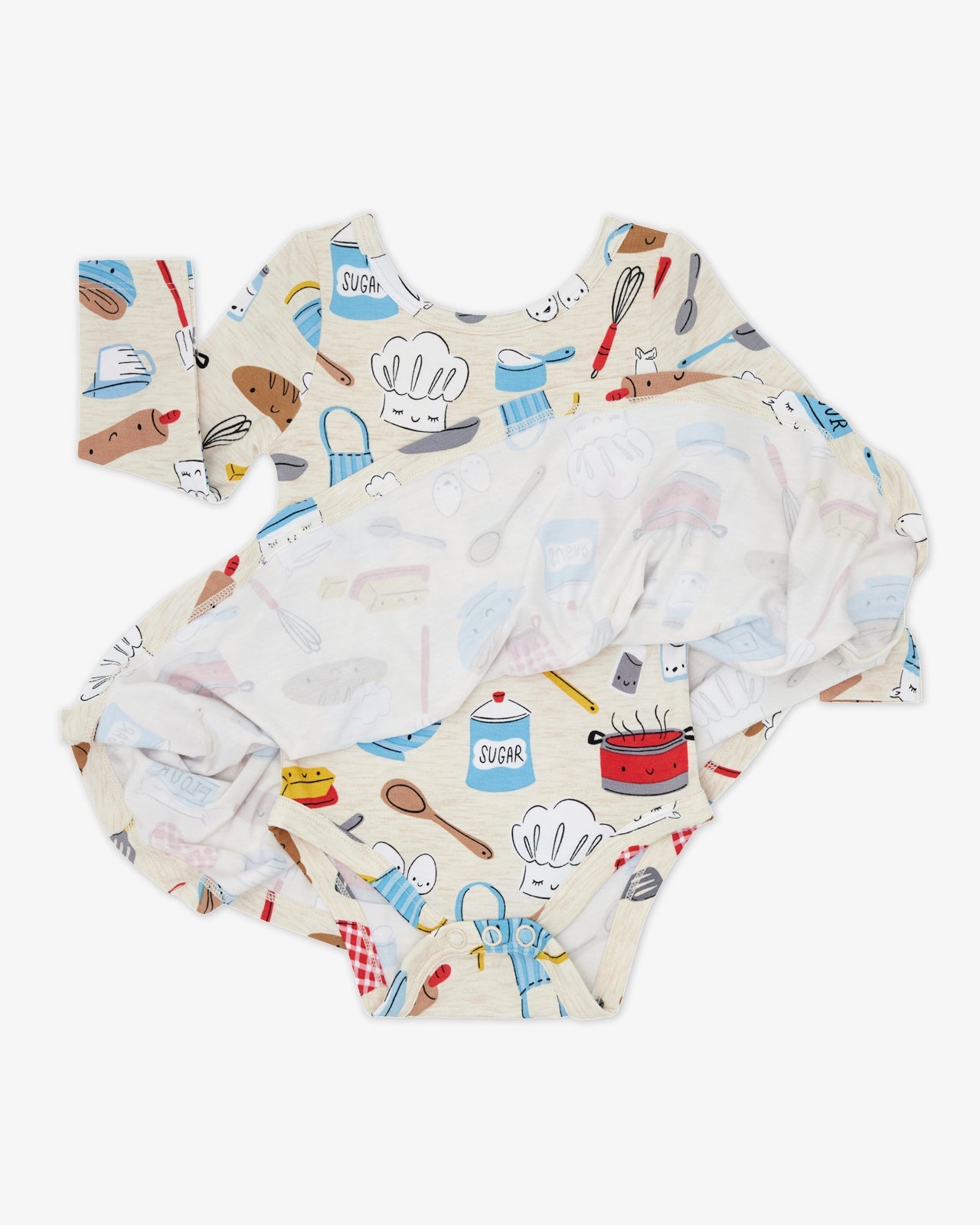 Little Chef Twirl Dress with Bodysuit